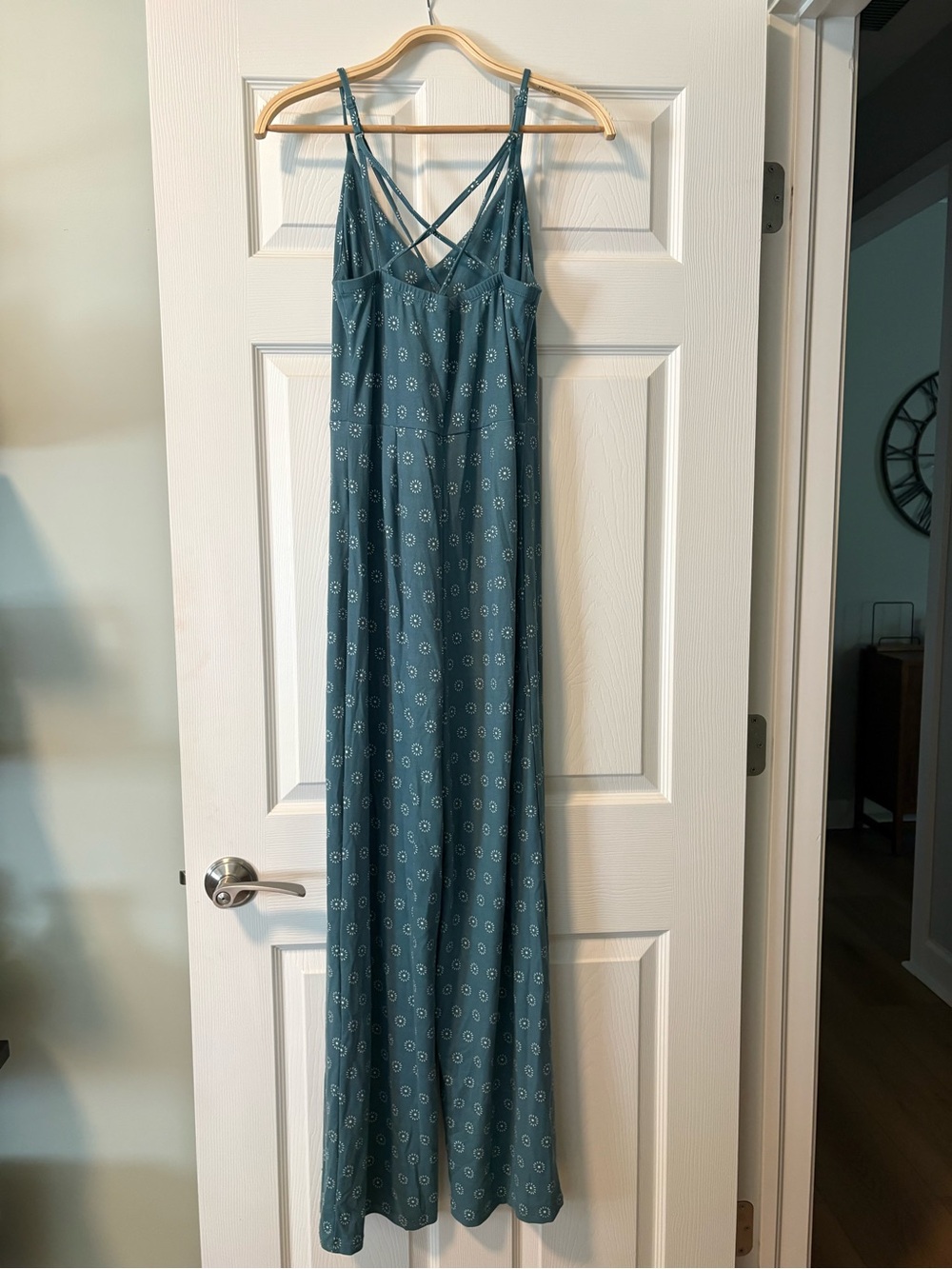Market & Spruce Teal Print Jumpsuit - NWT - Picture 4 of 4